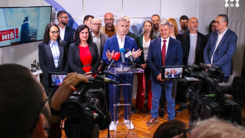 Na opozicionoj listi „Biramo Niš“ kandidat za gradonačelnika Đorđe Stanković