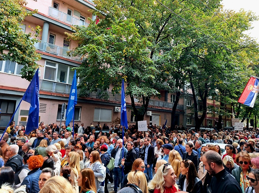 Protest prosvetara i u Nišu