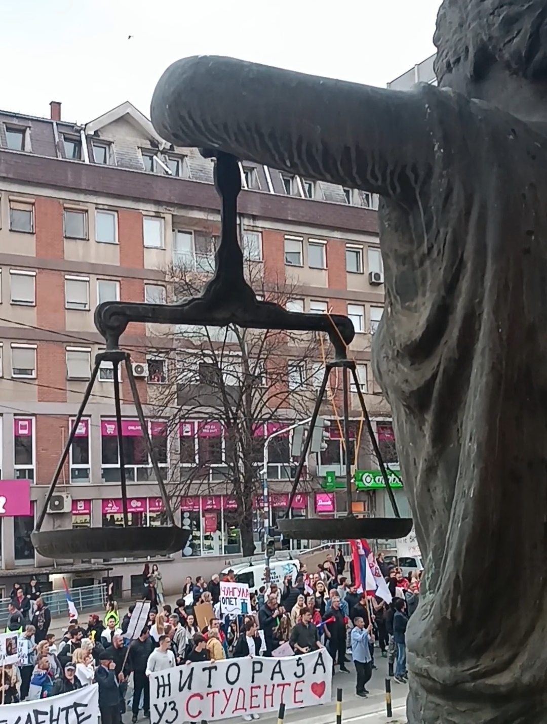 U Prokuplju održan jedan od najvećih protesta od početka studentskih blokada