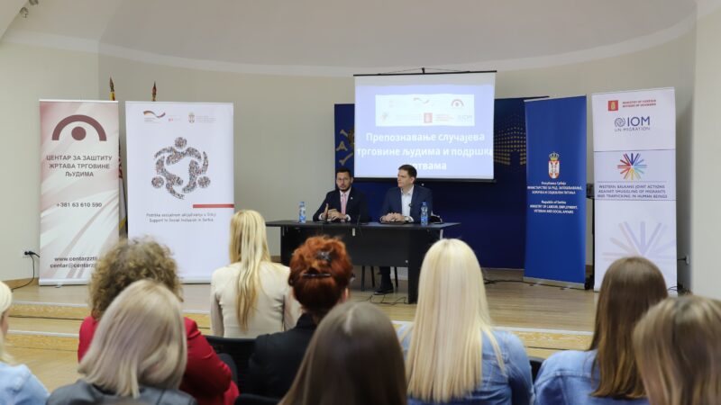 U Nišu održana obuka o prepoznavanju trgovine ljudima i podršci žrtvama