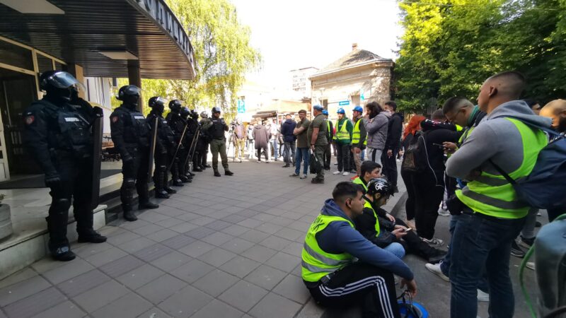 Policija okončala blokadu suda u Nišu, studenti otišli do policije