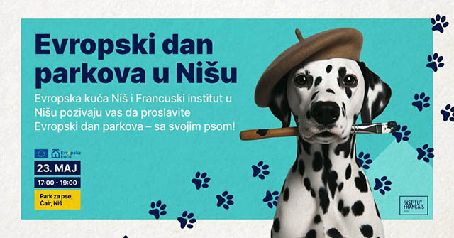 Proslavite Evropski dan parkova sa svojim psom – kreativna radionica u parku Čair