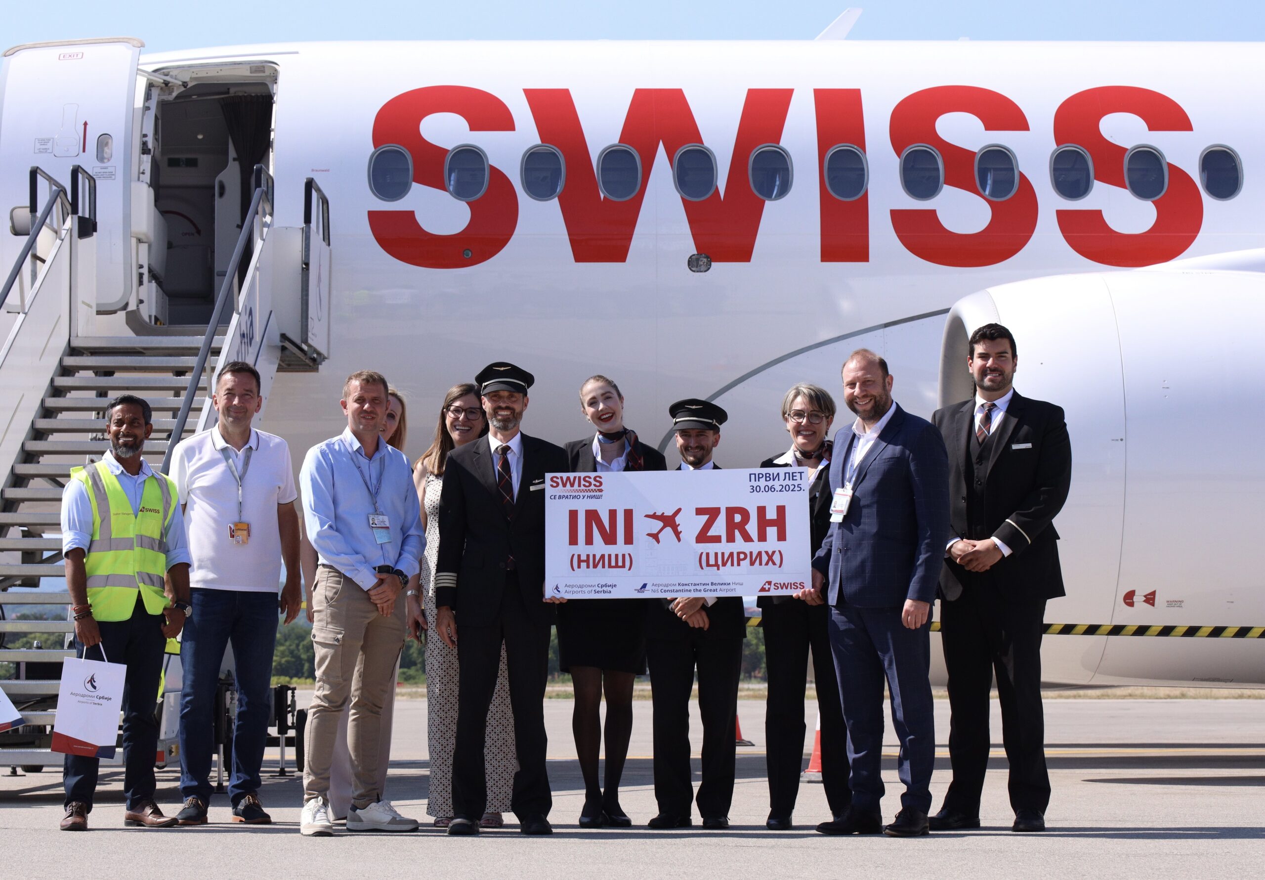 SWISS ponovo leti iz Niša – dva puta nedeljno do 21. avgusta