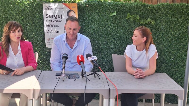 Sergej Ćetković zatvara Evergreen festival na Letnjoj pozornici u Nišu