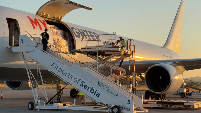 Uspostavljena kargo linija između Niša i Kine: Prvi let iz Urumćija sleteo na niški aerodrom