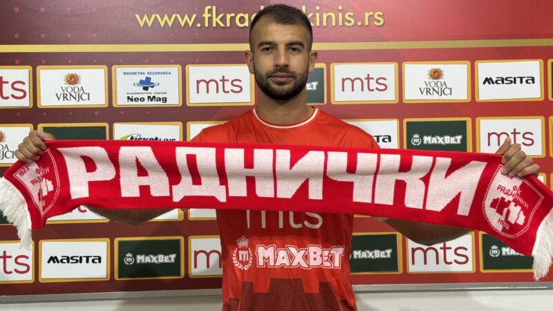 Miloš Spasić novo pojačanje Radničkog