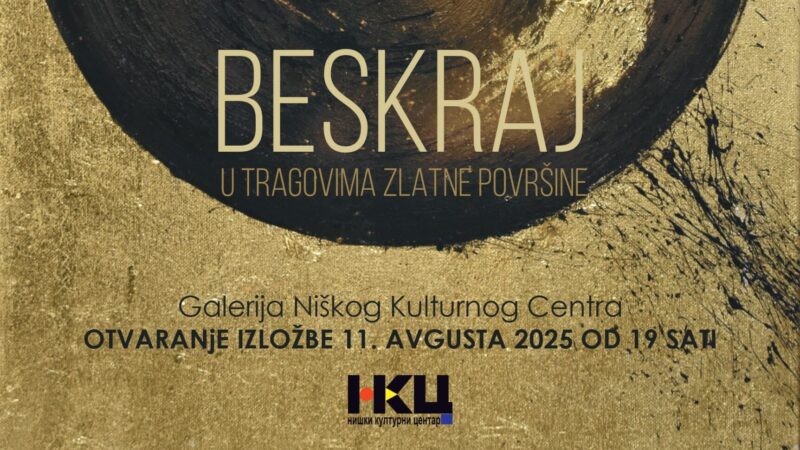 Otvaranje izložbe „Beskraj u tragovima zlatne prašine” u NKC-u