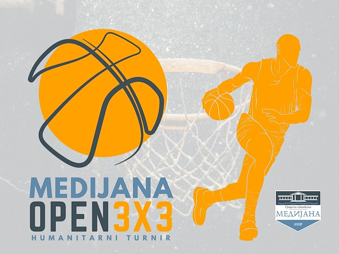 Prvi humanitarni turnir „Medijana Open 3×3“ u basketu – 27. septembra na terenu OŠ „Dušan Radović“
