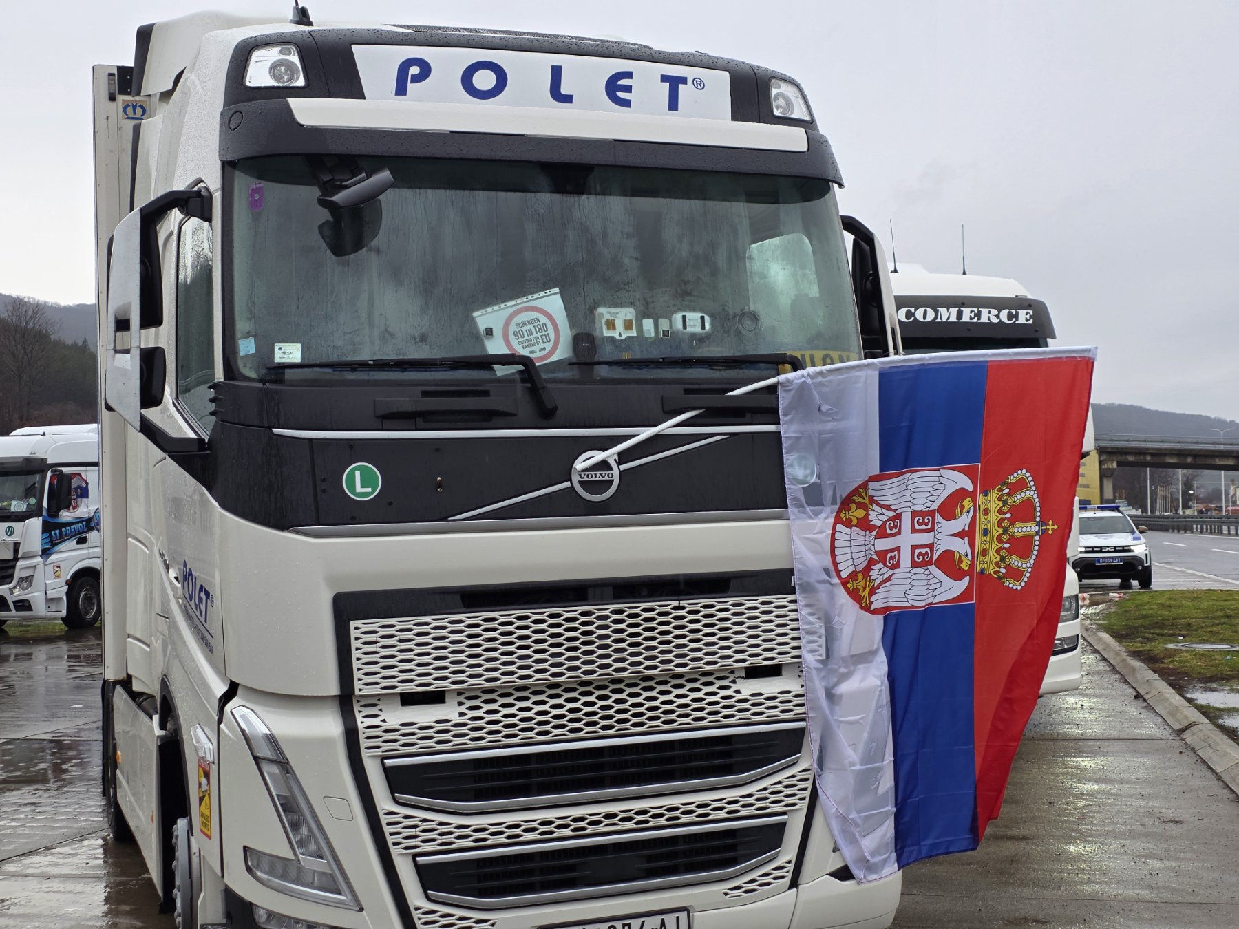 Kamiondžije blokirale granične prelaze ka EU: Protest zbog novih pravila boravka u Šengenu